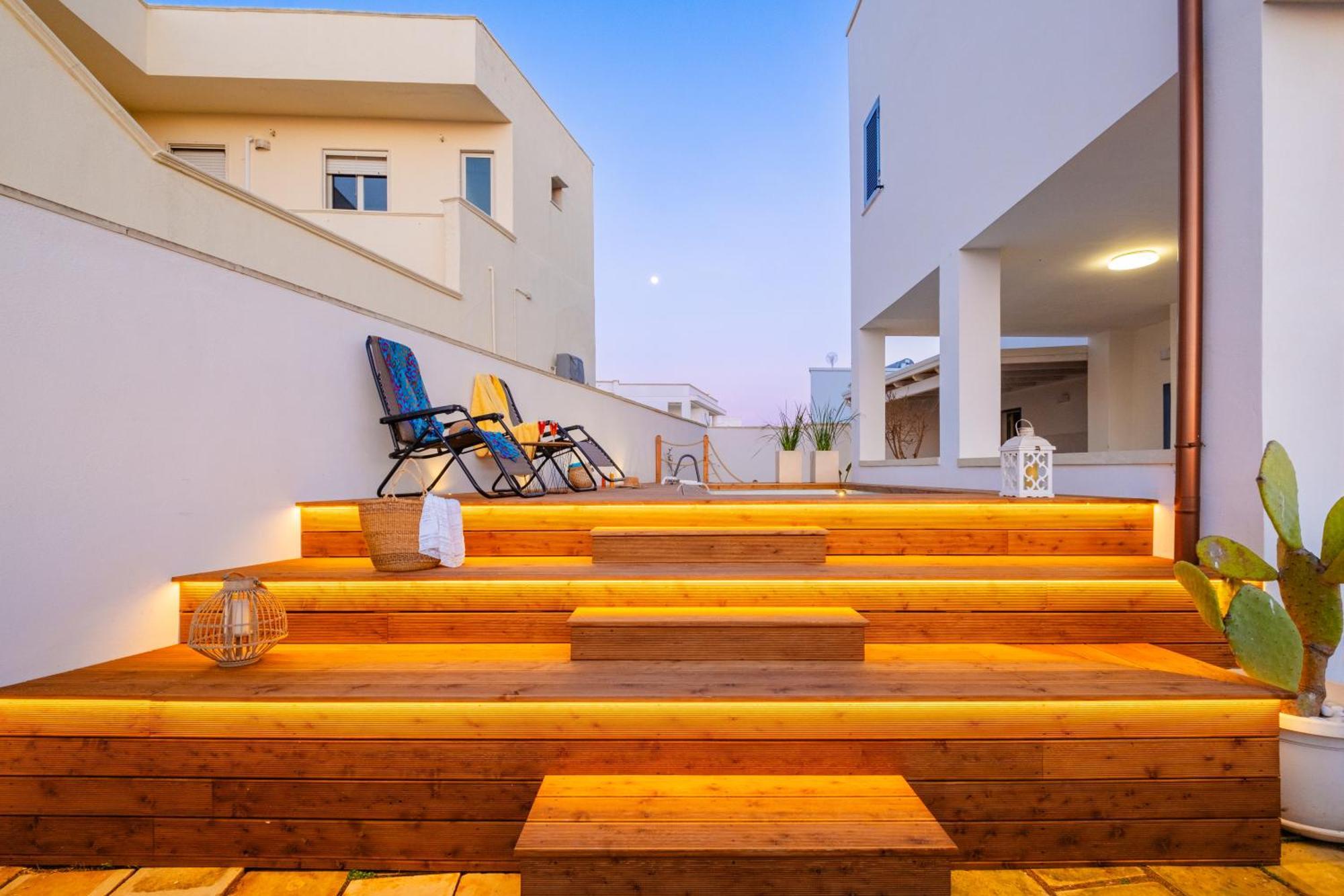Villette Lux Fronte Spiaggia - Torre Pali Exterior photo